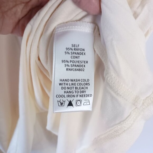 Kate & Mallory Sequin Sleeve Top 3X Off-White Plus Size Blouse NWOT - Picture 4 of 5